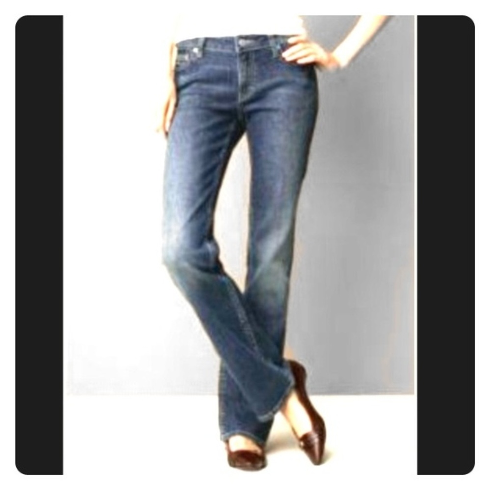 Banana Republic Urban Wide Leg Stretch Jeans
